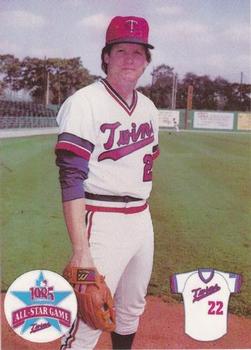 1985 BRF Minnesota Twins #17 Len Whitehouse Front