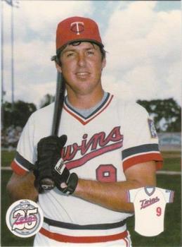 1986 Minnesota Twins #6 Mickey Hatcher Front