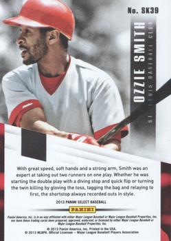 2013 Panini Select - Skills #SK39 Ozzie Smith Back