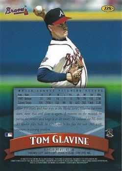 1998 Finest - Refractors #228 Tom Glavine Back