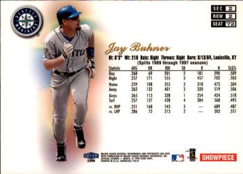 1998 Flair Showcase - Flair Showcase Row 2 (Style) #72 Jay Buhner Back