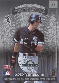 1997 Donruss Limited #23 Chipper Jones / Robin Ventura Back