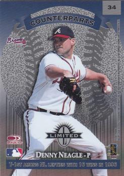 1997 Donruss Limited #34 Andy Pettitte / Denny Neagle Back