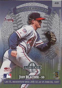 1997 Donruss Limited #49 Pokey Reese / Jeff Blauser Back