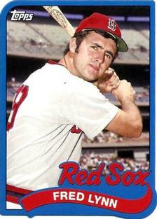 2014 Topps - 1989 Topps Die Cut Minis #TM-3 Fred Lynn Front