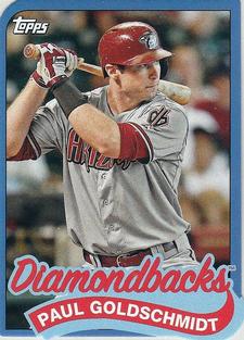 2014 Topps - 1989 Topps Die Cut Minis #TM-30 Paul Goldschmidt Front