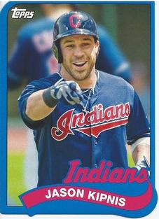 2014 Topps - 1989 Topps Die Cut Minis #TM-71 Jason Kipnis Front