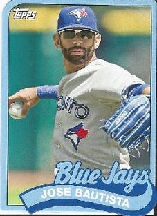 2014 Topps - 1989 Topps Die Cut Minis #TM-94 Jose Bautista Front