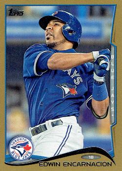 2014 Topps - Gold #98 Edwin Encarnacion Front