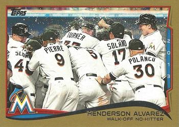 2014 Topps - Gold #132 Henderson Alvarez Front