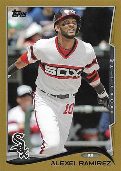 2014 Topps - Gold #308 Alexei Ramirez Front