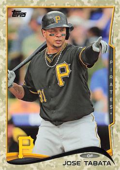 2014 Topps - Camo #654 Jose Tabata Front