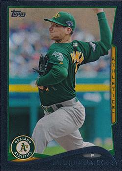 2014 Topps - Black #355 Jarrod Parker Front