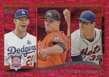 2014 Topps - Red Foil #113 Clayton Kershaw / Jose Fernandez / Matt Harvey Front