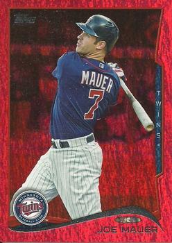 2014 Topps - Red Foil #125 Joe Mauer Front