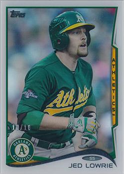 2014 Topps - Clear #607 Jed Lowrie Front