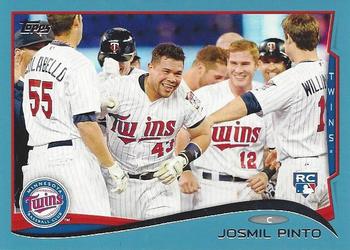 2014 Topps - Blue #162 Josmil Pinto Front