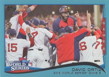 2014 Topps - Blue #259 David Ortiz Front