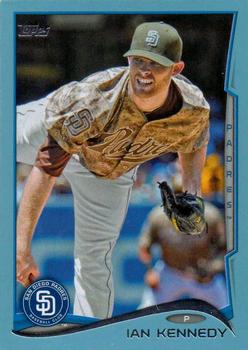 2014 Topps - Blue #409 Ian Kennedy Front