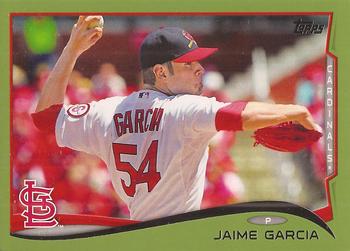 2014 Topps - Green #164 Jaime Garcia Front