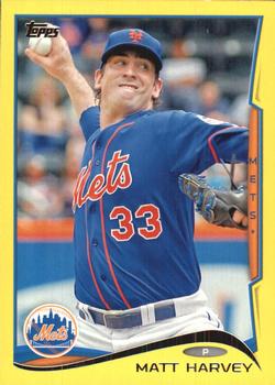 2014 Topps - Yellow #33 Matt Harvey Front