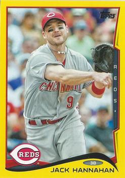 2014 Topps - Yellow #80 Jack Hannahan Front