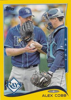 2014 Topps - Yellow #176 Alex Cobb Front