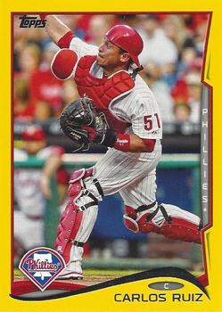 2014 Topps - Yellow #182 Carlos Ruiz Front