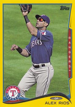 2014 Topps - Yellow #201 Alex Rios Front