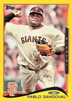 2014 Topps - Yellow #327 Pablo Sandoval Front