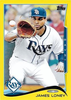 2014 Topps - Yellow #328 James Loney Front