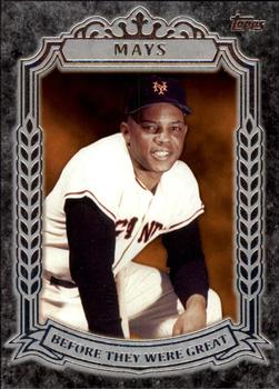 2014 Topps - Before They Were Great #BG-15 Willie Mays Front