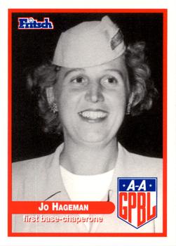 2000 Fritsch AAGPBL Series 3 #371 Jo Hageman Front