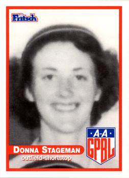 2000 Fritsch AAGPBL Series 3 #401 Donna Stageman Front