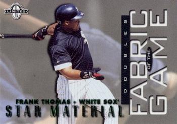 1997 Donruss Limited - Fabric of the Game #60 Frank Thomas Front