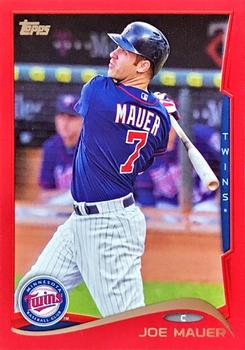 2014 Topps - Red #125 Joe Mauer Front