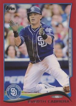2014 Topps - Red #280 Everth Cabrera Front