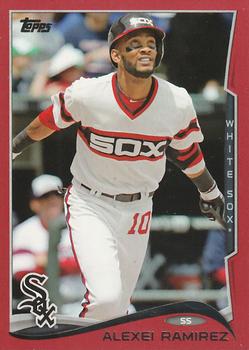 2014 Topps - Red #308 Alexei Ramirez Front