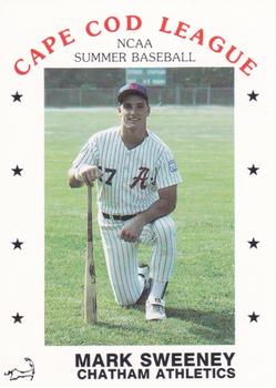 1988 P & L Promotions Cape Cod League #59 Mark Sweeney Front