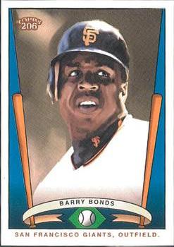 2002 Topps 206 - Team 206 (Series 1) #T206-1 Barry Bonds Front