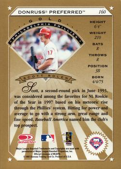 1997 Donruss Preferred #160 Scott Rolen Back