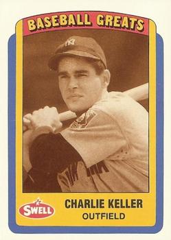 1990 Swell Baseball Greats #22 Charlie Keller Front