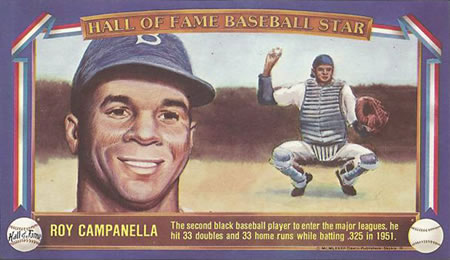 1982 Davco Hall of Fame Baseball Stars #3 Roy Campanella Front
