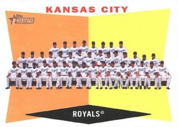 2009 Topps Heritage #413 Kansas City Royals Front