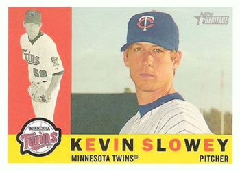 2009 Topps Heritage #430 Kevin Slowey Front