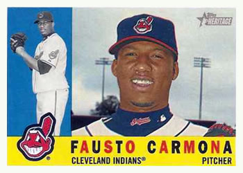 2009 Topps Heritage #441 Fausto Carmona Front