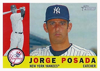 2009 Topps Heritage #480 Jorge Posada Front