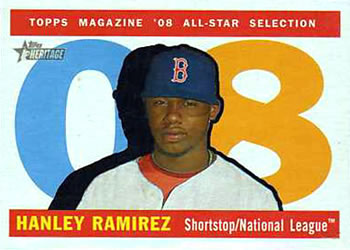 2009 Topps Heritage #488 Hanley Ramirez Front
