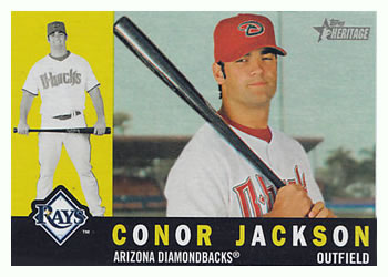 2009 Topps Heritage #58 Conor Jackson Front