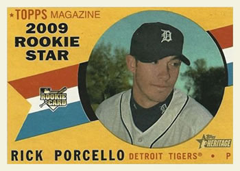 2009 Topps Heritage #718 Rick Porcello Front